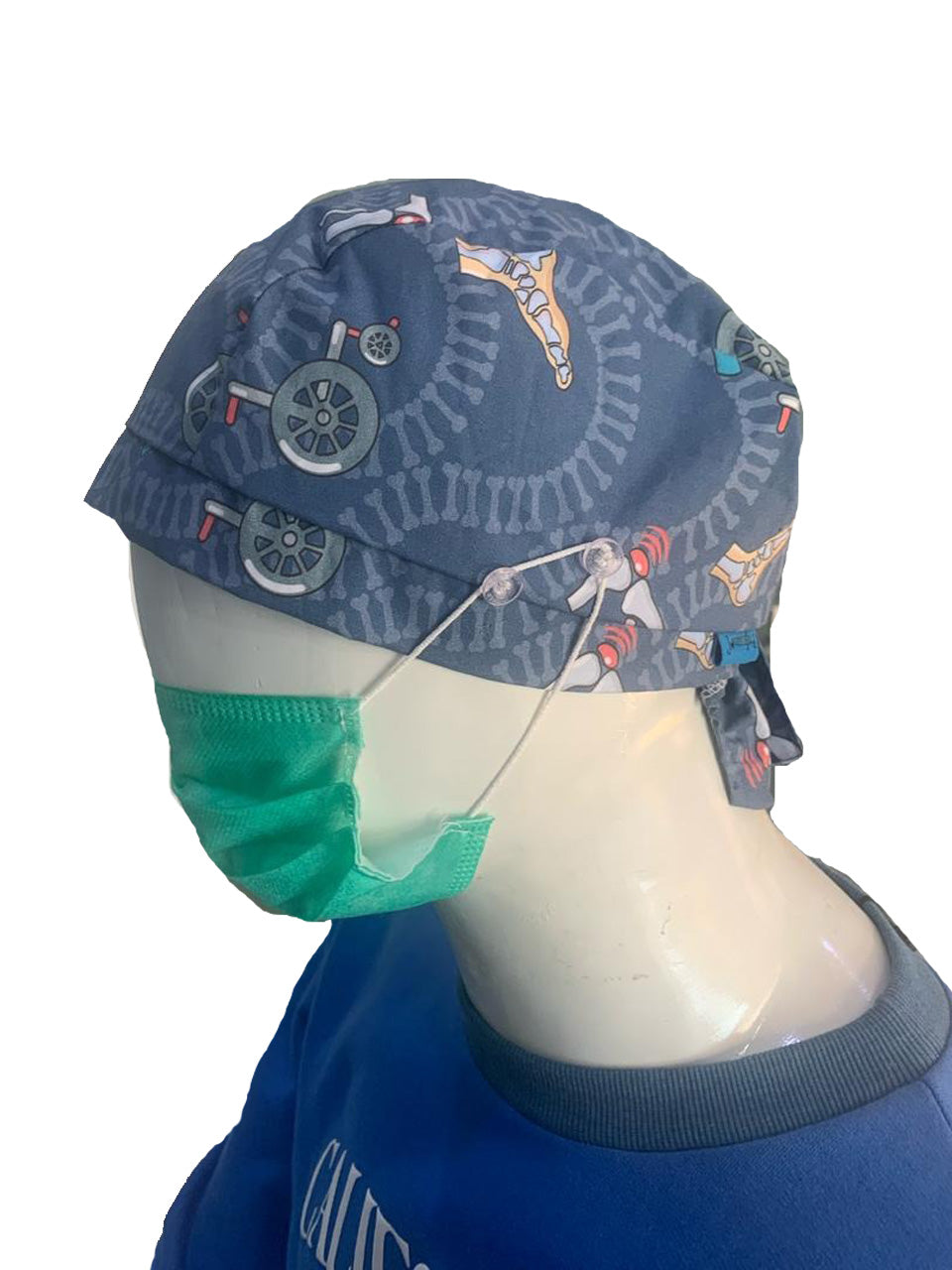 PROFESSIONAL UNISEX PRINTED SCRUB CAP / PLAYFUL PRINTS SCRUB CAP