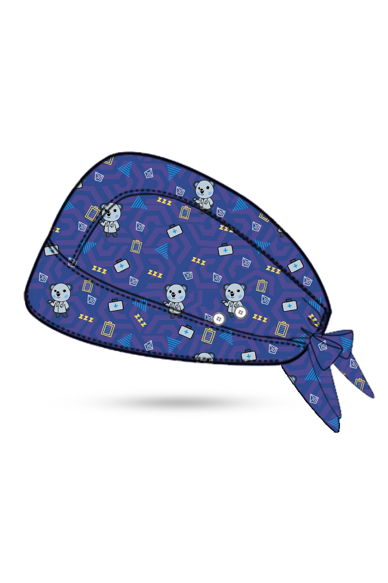 PROFESSIONAL UNISEX PRINTED SCRUB CAP / PLAYFUL PRINTS SCRUB CAP